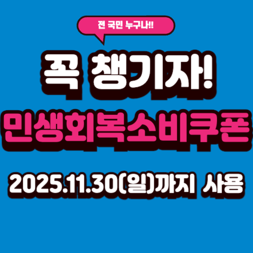 민생회복소비쿠폰