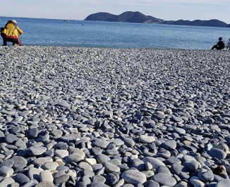 학동 흑진주 몽돌해변
