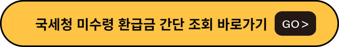 국세청 미수령 환급금 조회하기