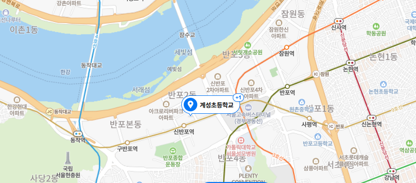 계성초 위치
