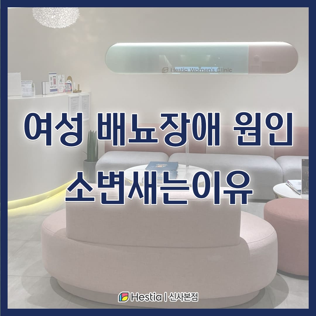 여성 배뇨장애 원인, 소변새는이유 추울 때 더 심해진다면?