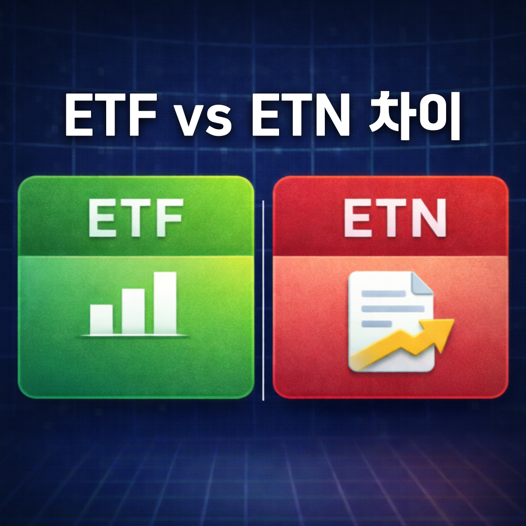 ETF랑 ETN 뭐가 다를까 투자 전에 꼭 알아야 할 차이점✅