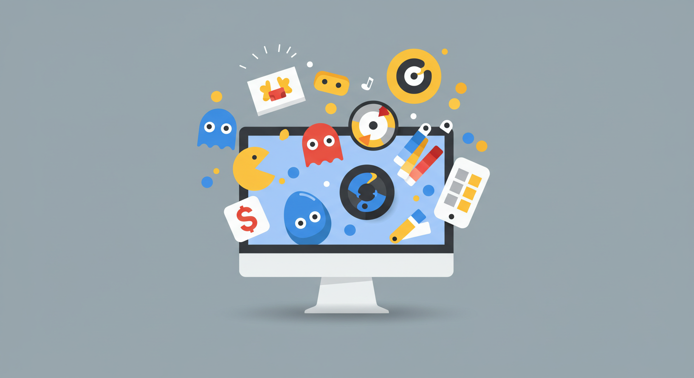 구글 이스터 에그 이미지