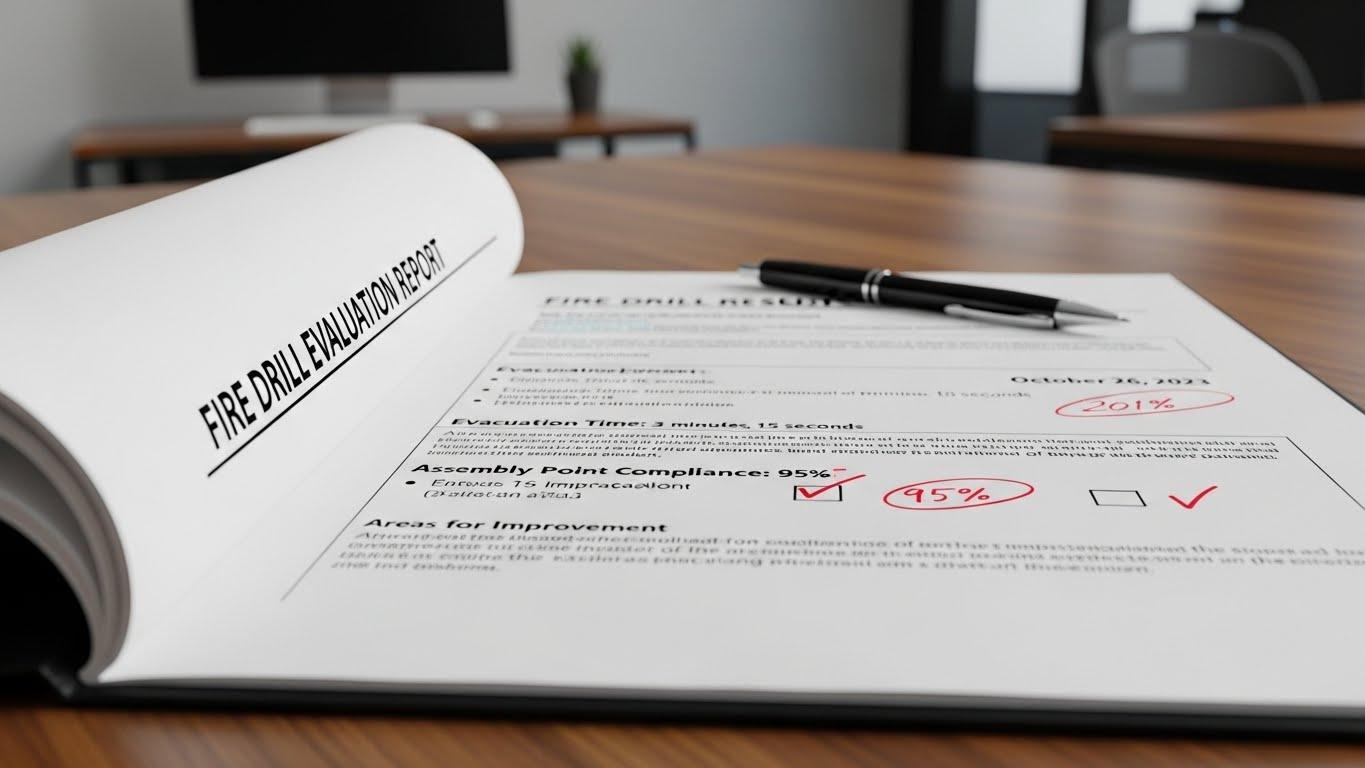 소방훈련 결과보고서