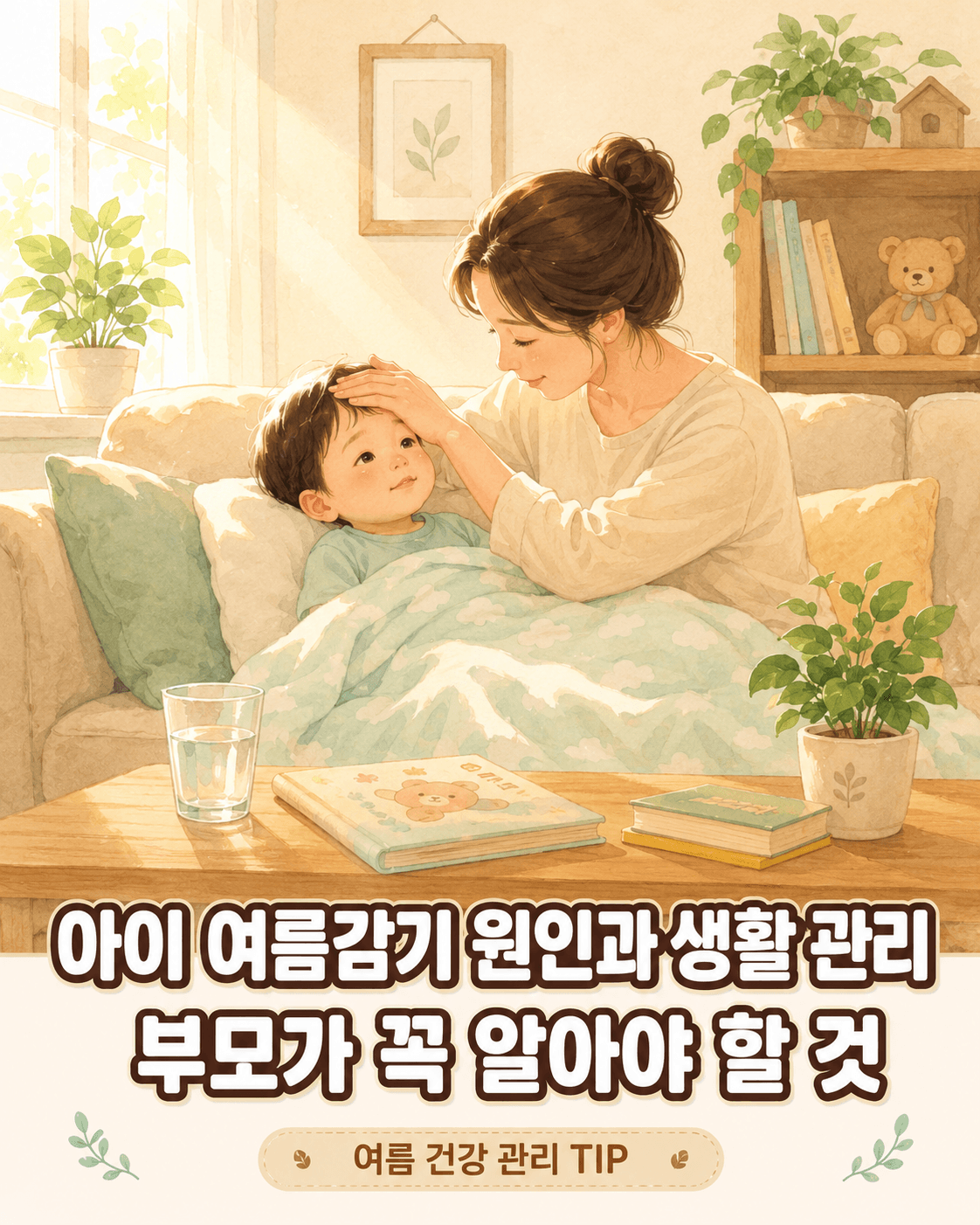 아이 여름감기 원인과 생활 관리, 부모가 꼭 알아야 할 것