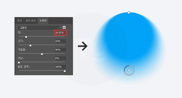 필드 흐림 효과 적용하는 방법