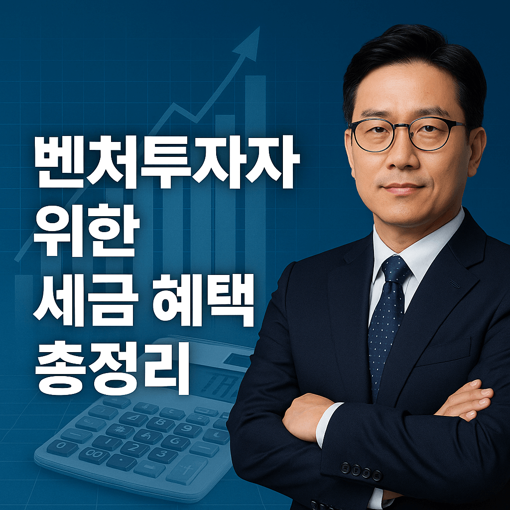 벤처투자자 위한 세제혜택