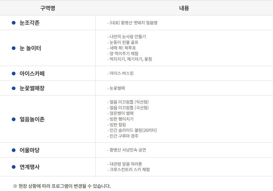 2025 대관령 눈꽃축제