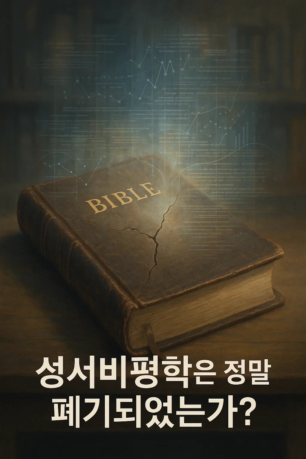 성서비평학은 정말 '폐기'되었는가? 당신의 믿음에 던지는 날카로운 질문!