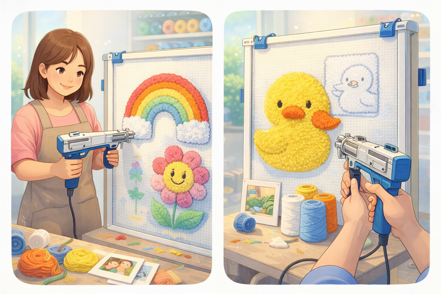 터프팅 클래스 (카페트 만들기)