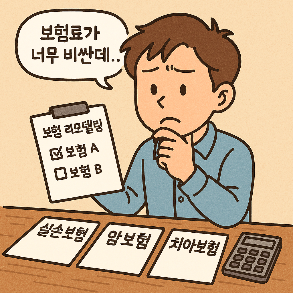 보험 리모델링으로 월 납입금 줄이는 방법