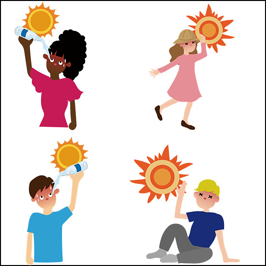 일사병과 열사병의 차이점