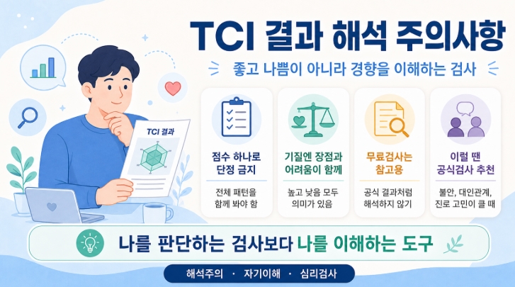TCI 검사 뜻 기질검사 무료로 하는 방법과 해석 주의사항