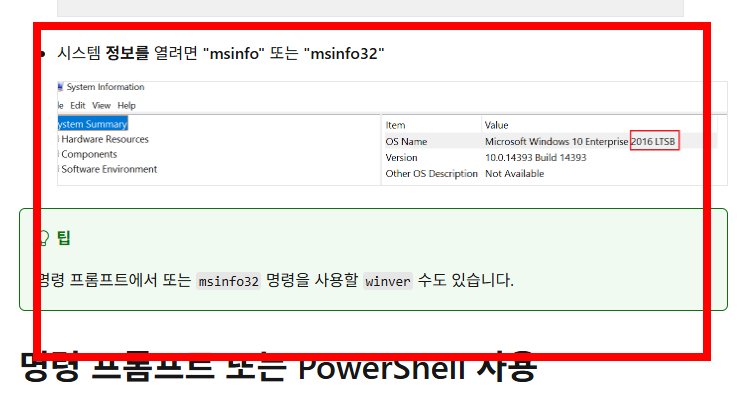 윈도우 버전 확인법 (윈도우 10, 윈도우11)