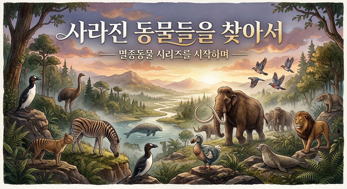 멸종동물 시리즈를 시작하며