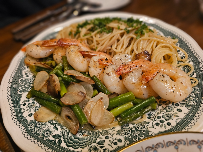 쉬림프 알리오올리오