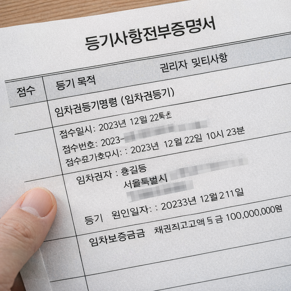 임차권등기명령