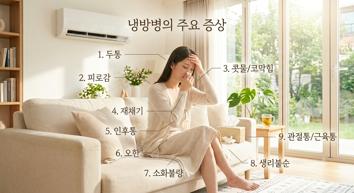 냉방병 증상