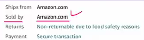 아마존에서 안전해 보이는 판매자