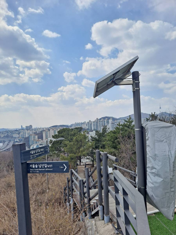 서울숲길 이정표