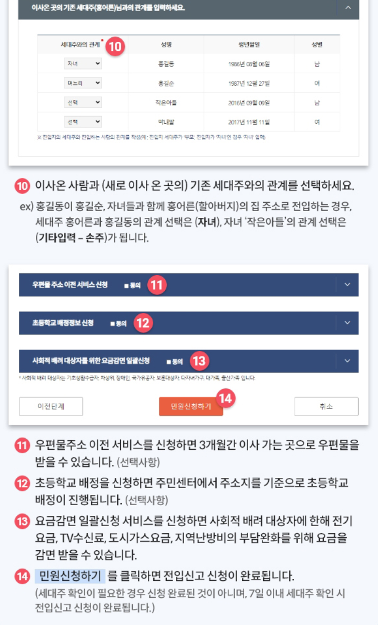 전입신고 신청방법5