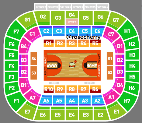 고양체육관-농구-좌석배치도