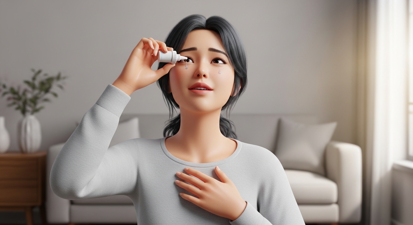 인공눈물&amp;#44; 가성난시