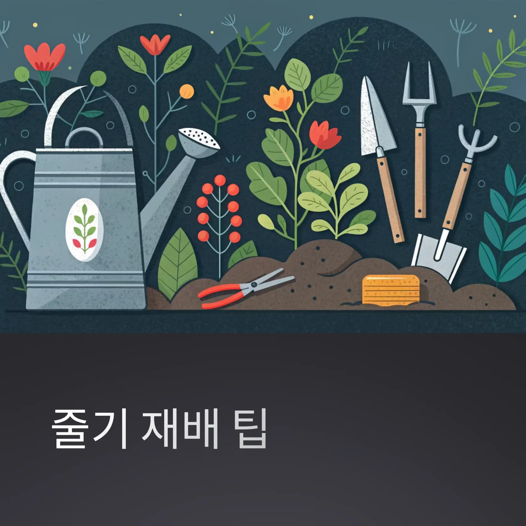 줄기 재배 성공 팁 모음