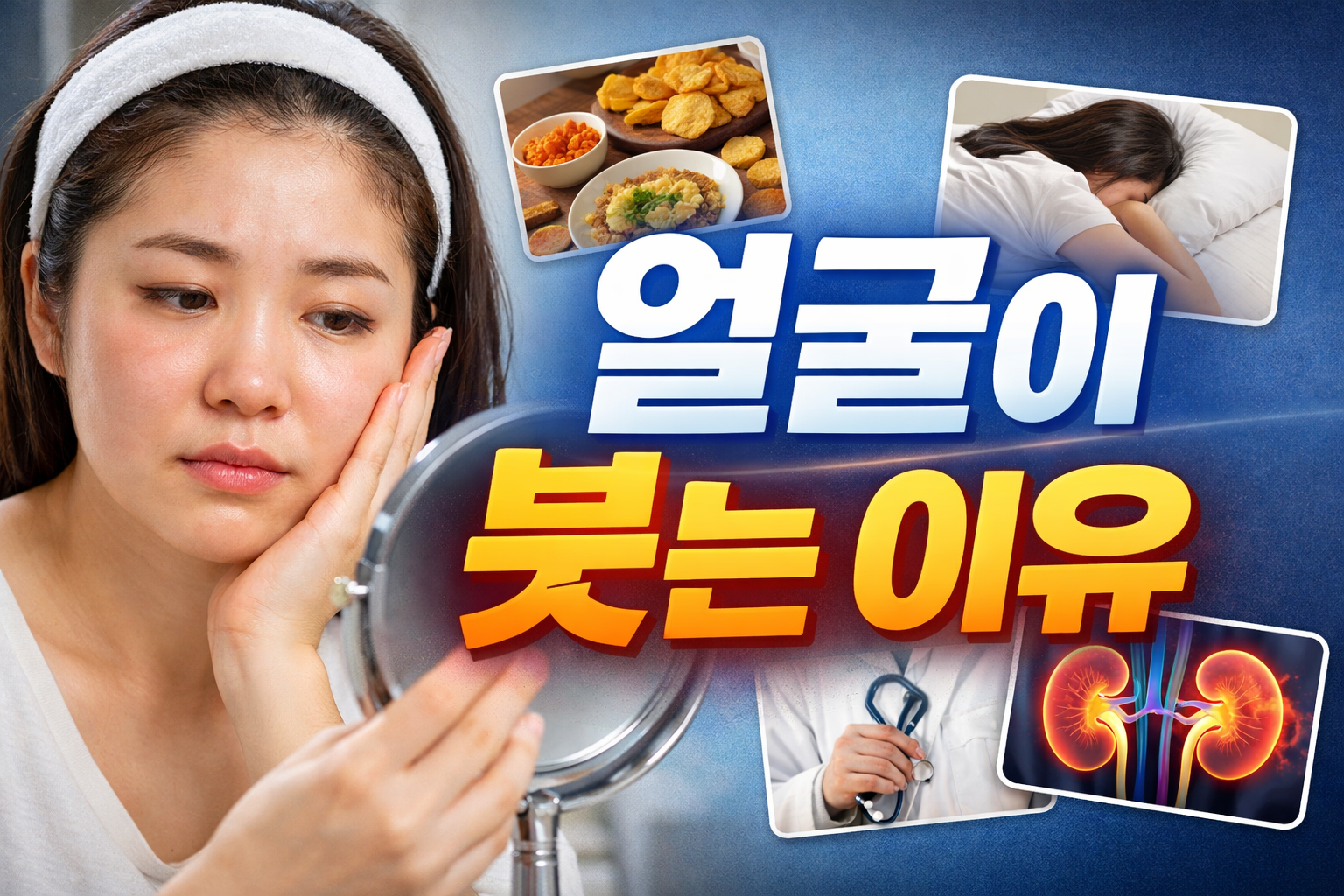 아침에 얼굴이 붓는 이유