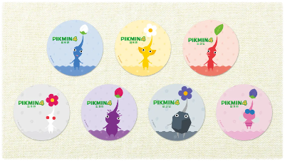 피크민 팝업스토어 증정 스티커 이미지