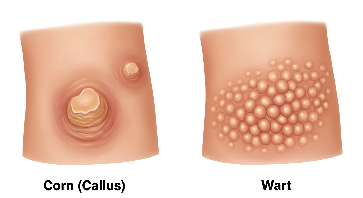 티눈&amp;#44; 사마귀&amp;#44; 티눈 사마귀 차이