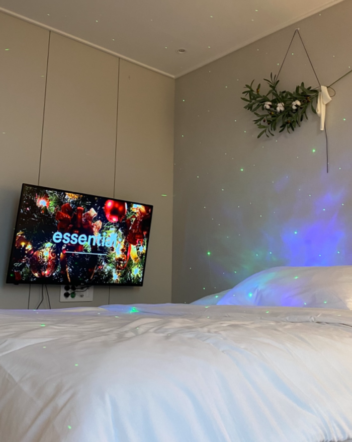 티비 위치가 좀..