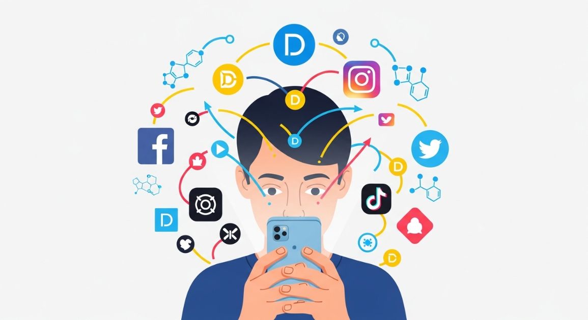 스마트폰 중독 자가 진단과 디지털 웰니스 인포그래픽