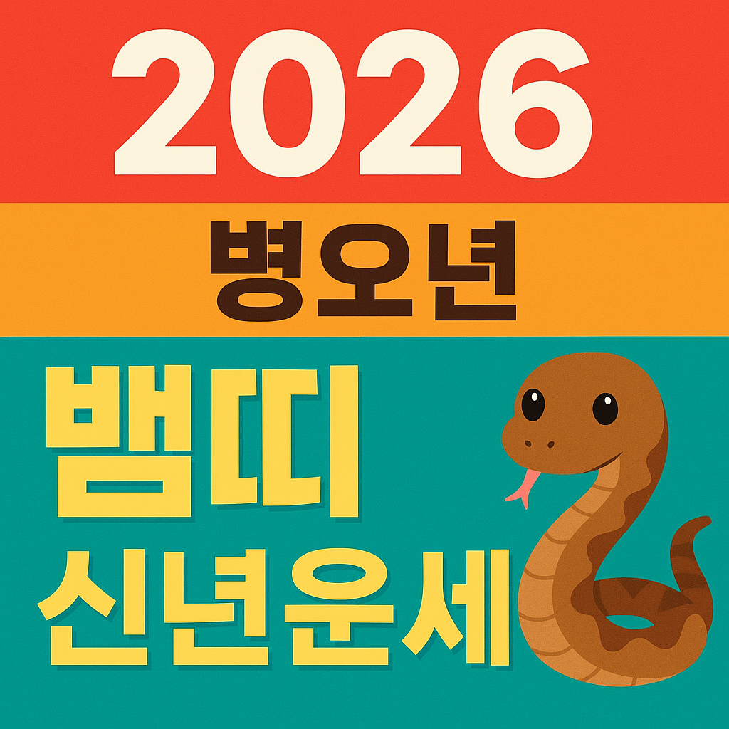 2026년 병오년 뱀띠 - 사진