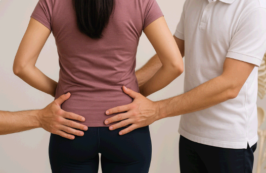 골반 교정방법 사진