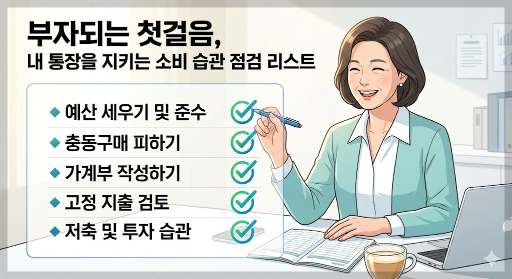 부자되는 첫걸음, 내 통장을 지키는 소비 습관 점검 리스트