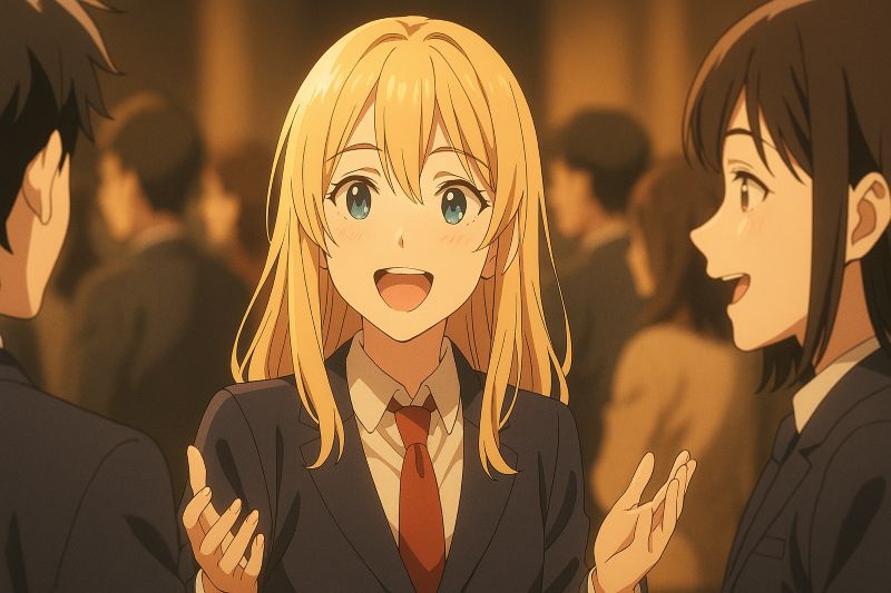 대화에 직접 참여하며 분위기를 이끄는 참여자형 인물