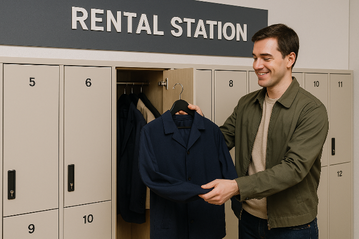 렌탈 서비스 장면