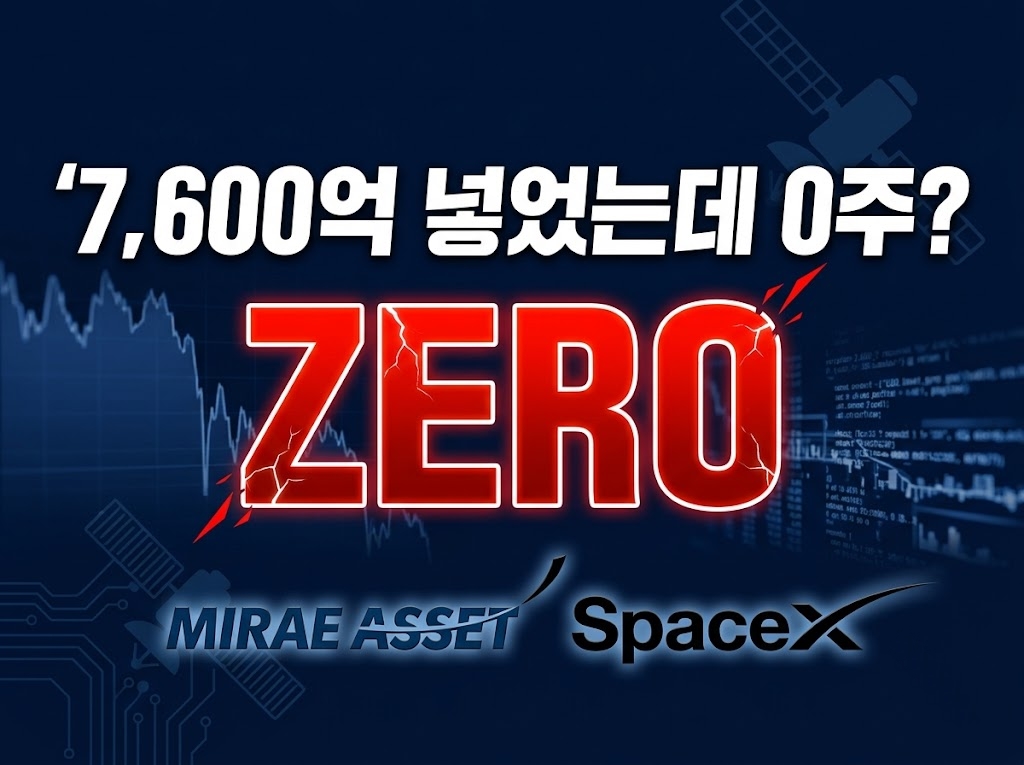 7,600억 넣었는데 0주?