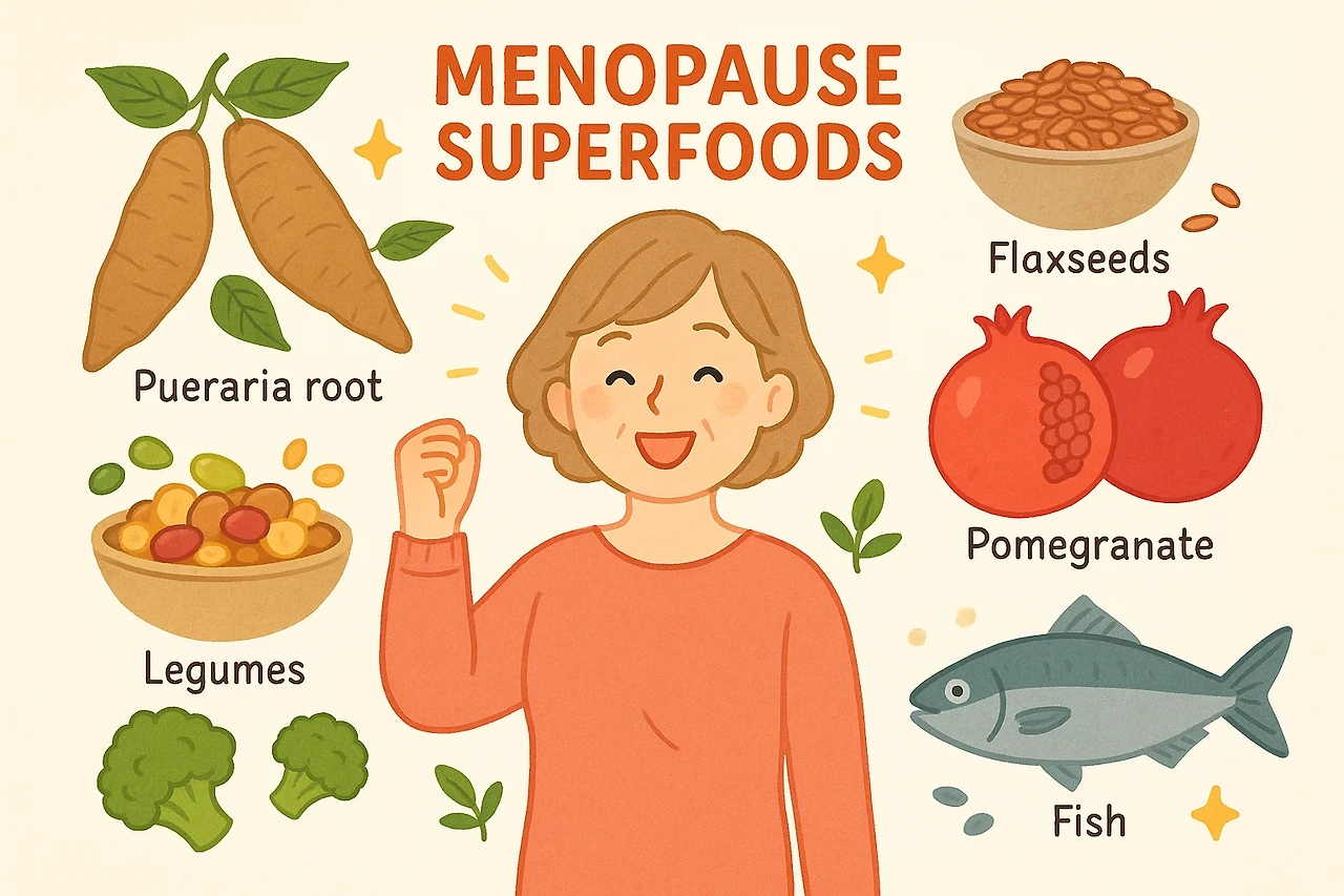 갱년기 극복! 여성호르몬 살리는 슈퍼푸드 TOP 10