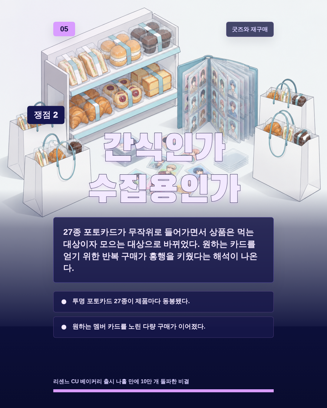 간식인가 수집용인가