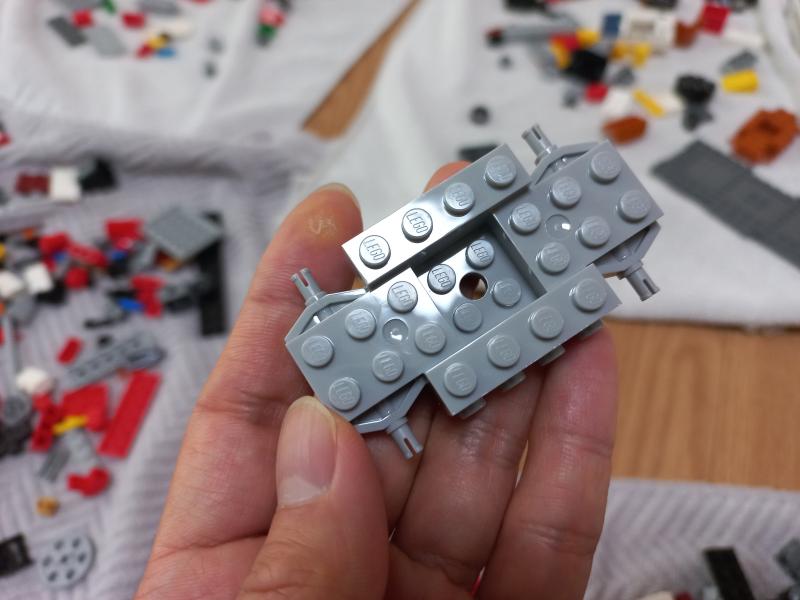 세척이 끝난 레고 브릭