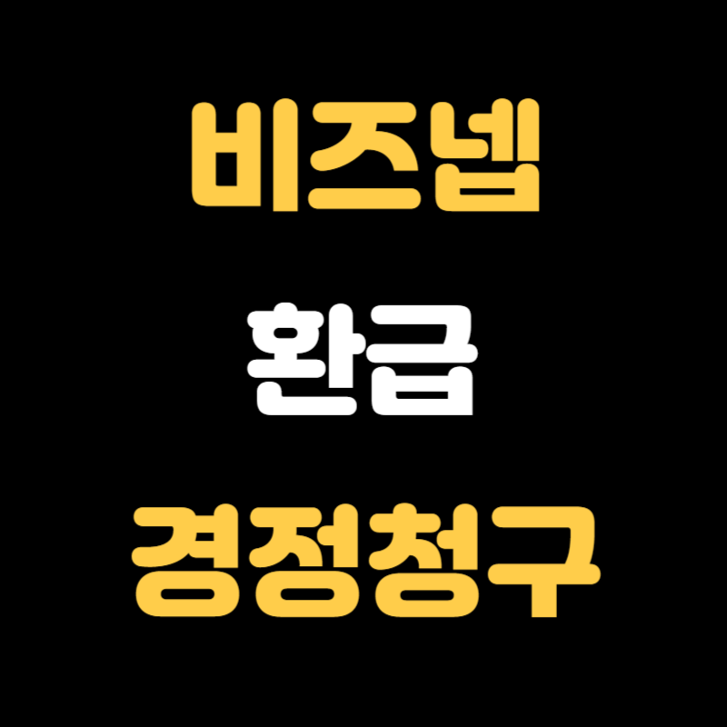 비즈넷 환급 경정청구 - 썸네일