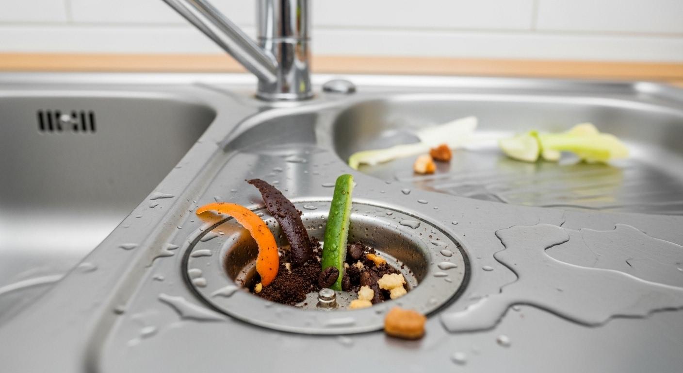 배수 문제 음식물처리기