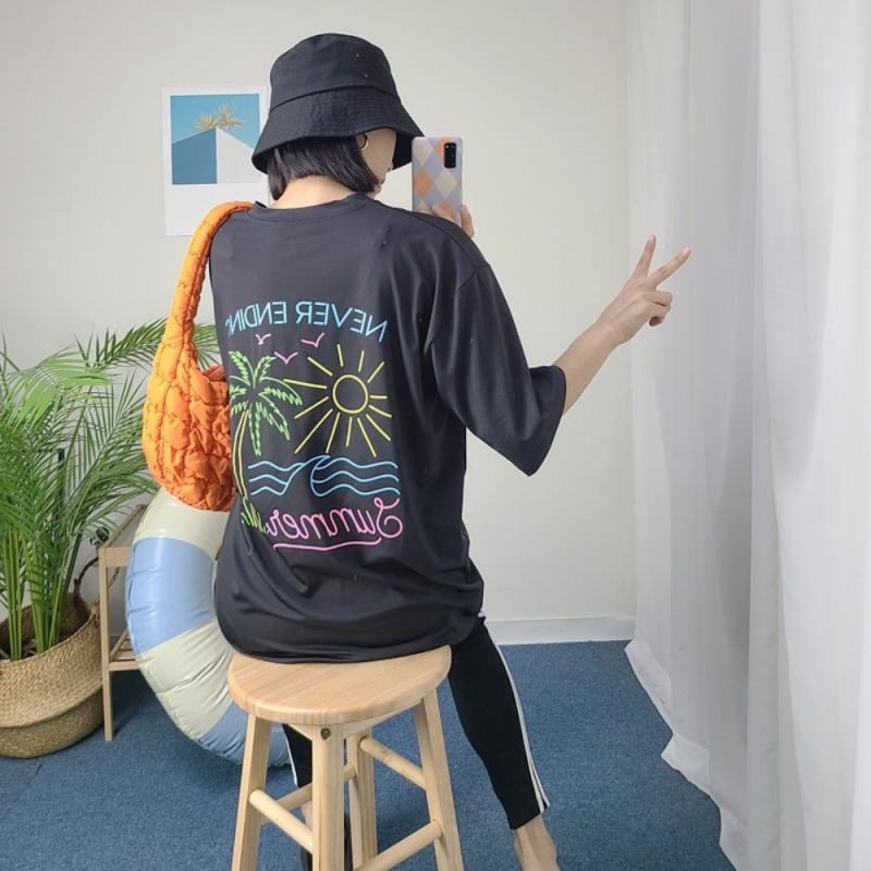 빅사이즈 래쉬가드 중년 엄마 래쉬가드 여자 여성 수영복