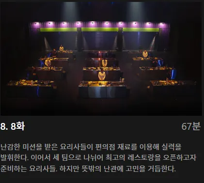 흑백요리사 식당 공개시간 출연진