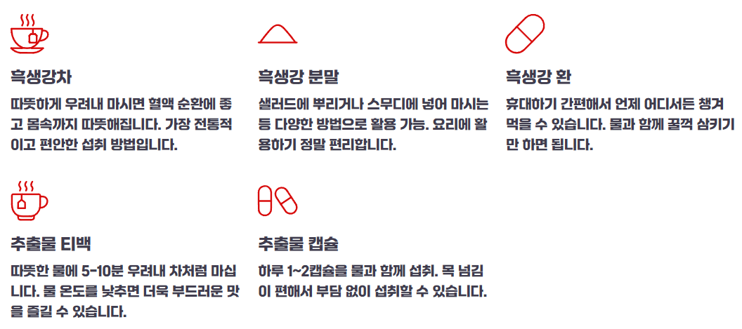 파비플로라 흑생강 효능 부작용