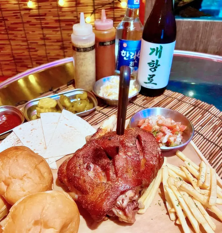 주주총회 장동민 슈바인학센 족발튀김 실내포차 맛집 추천 인천 신포동 포장마차 맛집 소개