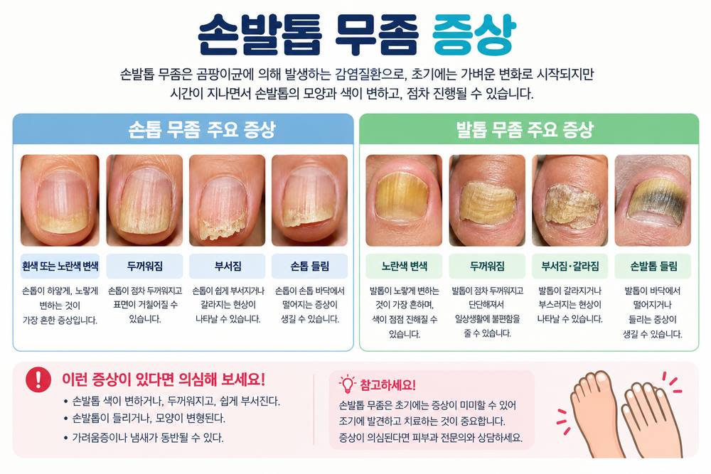 손발톱 무좀 증상