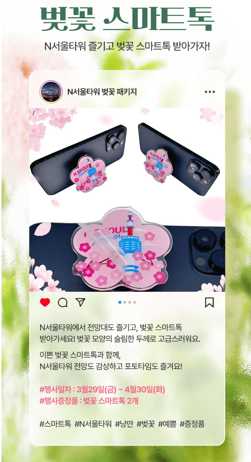 N서울타워 벚꽃패키지